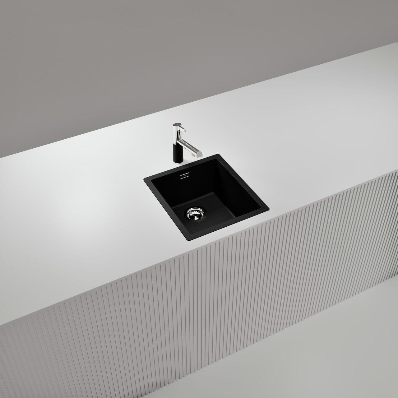 Dřez FORMHAUS D-100LS NERO